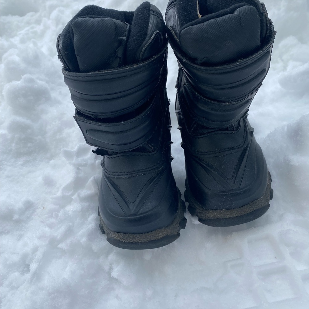 Toddler Black Winter Boots